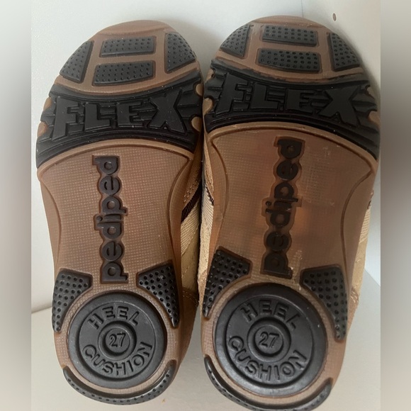 NWOT Pediped Flex Adrian Sneaker Chocolate 10-10.5 New in a box Kids - Picture 5 of 5